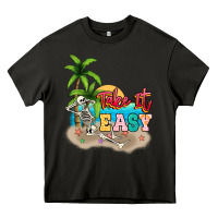 Asphalt take it easy Heavy Core Tee - NancyCooperArtShop
