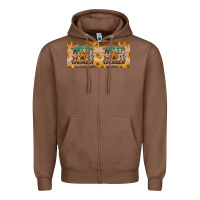 Chestnut coffee time gnomies 15 oz mug Zipper Hoodie - BarkalooDesign