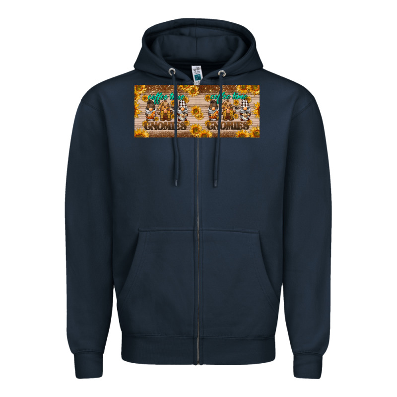 Coffee Time Gnomies 15 Oz Mug Zipper Hoodie by BarkalooDesign | Teevron