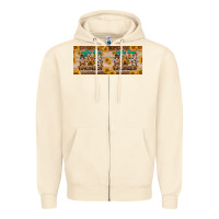 Sandshell coffee time gnomies 15 oz mug Zipper Hoodie - BarkalooDesign