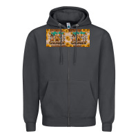 Smoke coffee time gnomies 15 oz mug Zipper Hoodie - BarkalooDesign
