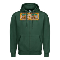 Sports Green coffee time gnomies 15 oz mug Zipper Hoodie - BarkalooDesign