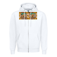 White coffee time gnomies 15 oz mug Zipper Hoodie - BarkalooDesign