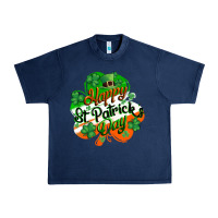 Navy Happy St. Patrick's Day Urban Heavy Tee - CowGirlArtShop