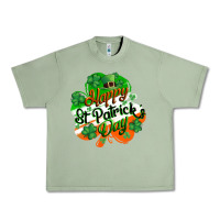 Oil Green Happy St. Patrick's Day Urban Heavy Tee - CowGirlArtShop