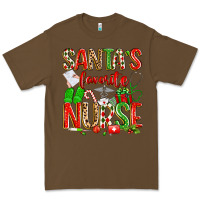 Cacao santa's favorite nurse Premium Tee - texasbilliewilder
