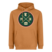 Meerkat Classic Minnesota Hockey MN Outline Pullover Hoodie Heavyweight Hoodie - maiPhamDesign