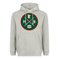 Moon Dust Classic Minnesota Hockey MN Outline Pullover Hoodie Heavyweight Hoodie - maiPhamDesign