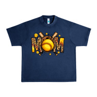 Navy softball mom Urban Heavy Tee - Jasminsmagicworld