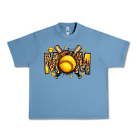 Pebble Blue softball mom Urban Heavy Tee - Jasminsmagicworld