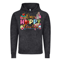 Vintage Black Easter Day One hoppy Teacher Vintage Hoodie - OliviaCreatesArt
