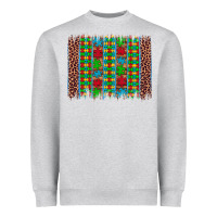 Heather Grey autism awareness leopard puzzle brush stroke Heavyweight Sweatshirt - Artiststas