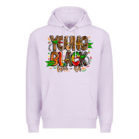 Lilac young black free ish Premium Hoodie - CowhideDigitalArt