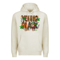 Oatmeal Heather young black free ish Premium Hoodie - CowhideDigitalArt