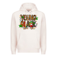 Pale Pink young black free ish Premium Hoodie - CowhideDigitalArt