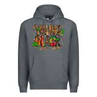 Rock young black free ish Premium Hoodie - CowhideDigitalArt