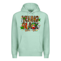 Seafoam young black free ish Premium Hoodie - CowhideDigitalArt