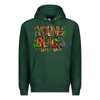 Sports Green young black free ish Premium Hoodie - CowhideDigitalArt