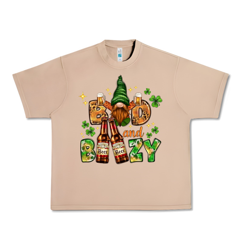 St. Patrick's Bad And Boozy With Gnome Urban Heavy Tee by HowdyJamesFarm | Teevron
