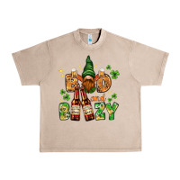 French Oak St. Patrick's Bad and boozy with gnome Urban Heavy Tee - HowdyJamesFarm