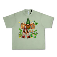 Oil Green St. Patrick's Bad and boozy with gnome Urban Heavy Tee - HowdyJamesFarm