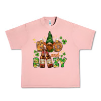 Salmon St. Patrick's Bad and boozy with gnome Urban Heavy Tee - HowdyJamesFarm