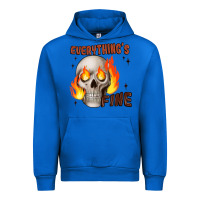 Cobalt everythings fine Urban Hoodie - JahusDesignShop