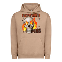Pigment Burro everythings fine Urban Hoodie - JahusDesignShop