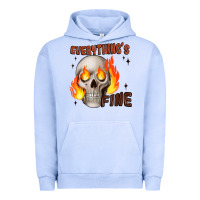 Pigment Grape Ice everythings fine Urban Hoodie - JahusDesignShop