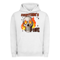 Pigment Lunar Rock everythings fine Urban Hoodie - JahusDesignShop