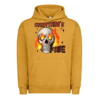 Pigment Peanut Butter everythings fine Urban Hoodie - JahusDesignShop