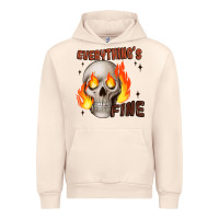 Sandshell everythings fine Urban Hoodie - JahusDesignShop
