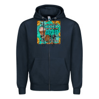 Navy cold like my soul  mug coaster Zipper Hoodie - BarkalooDesign