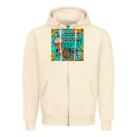 Sandshell cold like my soul  mug coaster Zipper Hoodie - BarkalooDesign