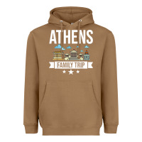 Toasted Coconut Athens Greece City Trip Skyline Map Travel Heavyweight Hoodie - maiPhamDesign