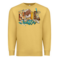Antique Gold nail hustler Premium Sweatshirt - AdoDesignShop