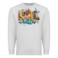 Dove Grey nail hustler Premium Sweatshirt - AdoDesignShop