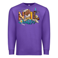 Purple nail hustler Premium Sweatshirt - AdoDesignShop