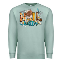 Seafoam nail hustler Premium Sweatshirt - AdoDesignShop