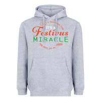 Heather Grey Seinfeld It's A Festivus Miracle Heavyweight Hoodie - maiPhamDesign
