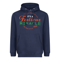 Navy Seinfeld It's A Festivus Miracle Heavyweight Hoodie - maiPhamDesign