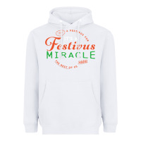 White Seinfeld It's A Festivus Miracle Heavyweight Hoodie - maiPhamDesign