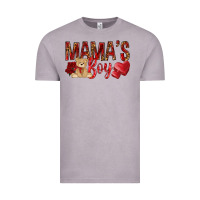 Vintage Zinc Mamas boy with leopard mother's day Vintage Tee - HowdyJamesFarm