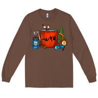 Chestnut Camper Coffee Cup Long Sleeve Tee - FaDigitalArtStudio