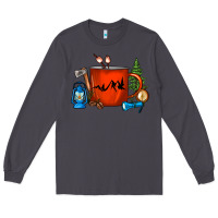 Smoke Camper Coffee Cup Long Sleeve Tee - FaDigitalArtStudio