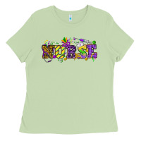 Matcha Mardi Gras Day nurse Ladies Tee - HowdyJamesFarm
