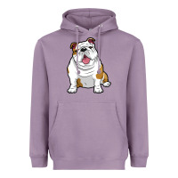 Lavender ENGLISH BULLDOGS Awesome Funny Bulldog Pups Dogs Heavyweight Hoodie - maiPhamDesign