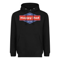 Black happy dad hard seltzer Heavyweight Hoodie - maiPhamDesign