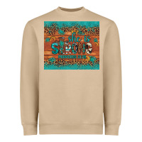 She Is Strong Gemstone Sunflower Leopard Heavyweight Sweatshirt | Teevron
