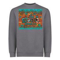 Storm she is strong gemstone sunflower leopard Heavyweight Sweatshirt - Artiststas